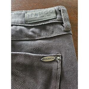 Bianco Jeans Womans Stretch 3 Pocket Mid-Rise Jeans So Soft Gray Sz 31 (28 x 27)